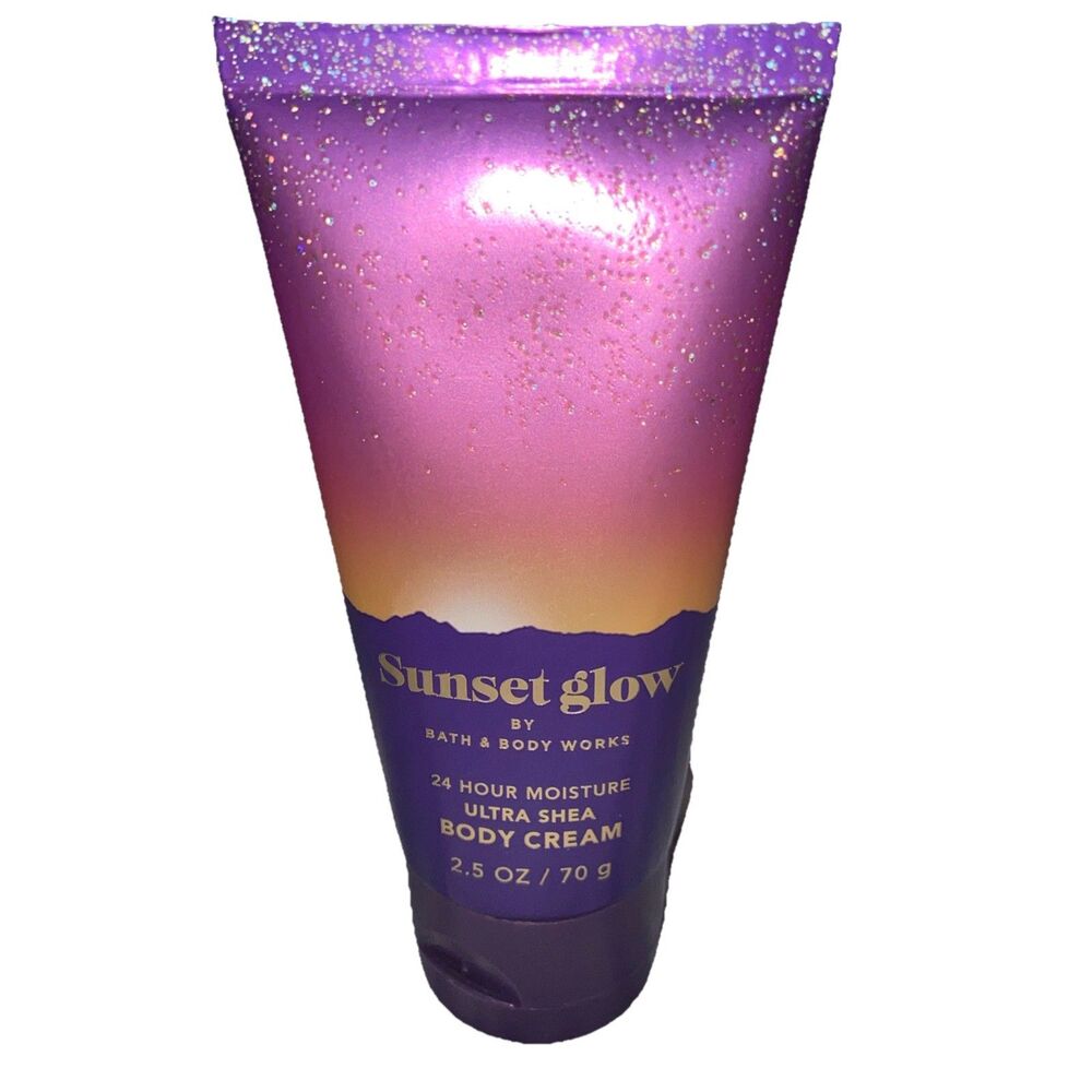 Sunset Glow Bath & Body Works 24 Hour Moisture Ultra Shea Body Cream 2.5 Oz